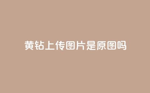 qq黄钻上传图片是原图吗,空间秒赞怎么设置 - 快手播放量 快手推广网站链接  第1张