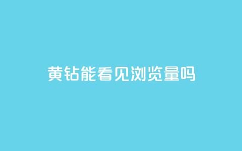 qq黄钻能看见浏览量吗,全网最低刷qq永久普通黄钻 - 拼多多砍价黑科技软件 拼多多助力600元福卡之后是什么  第1张