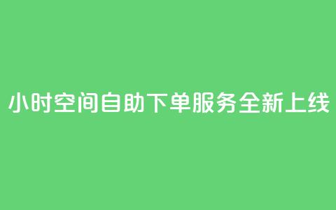 24小时QQ空间自助下单服务全新上线  第1张