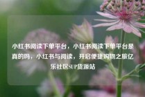 小红书阅读下单平台，小红书阅读下单平台是真的吗，小红书与阅读，开启便捷购物之旅亿乐社区SUP货源站