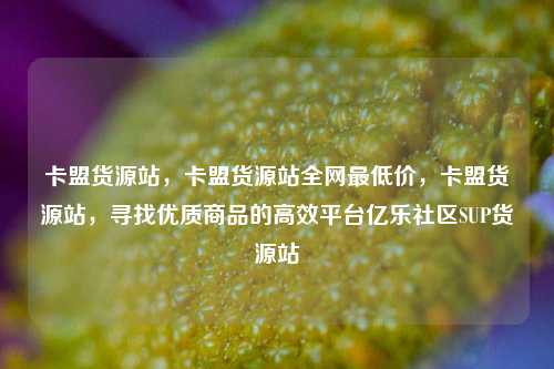 卡盟货源站，卡盟货源站全网最低价，卡盟货源站	，寻找优质商品的高效平台亿乐社区SUP货源站  第1张